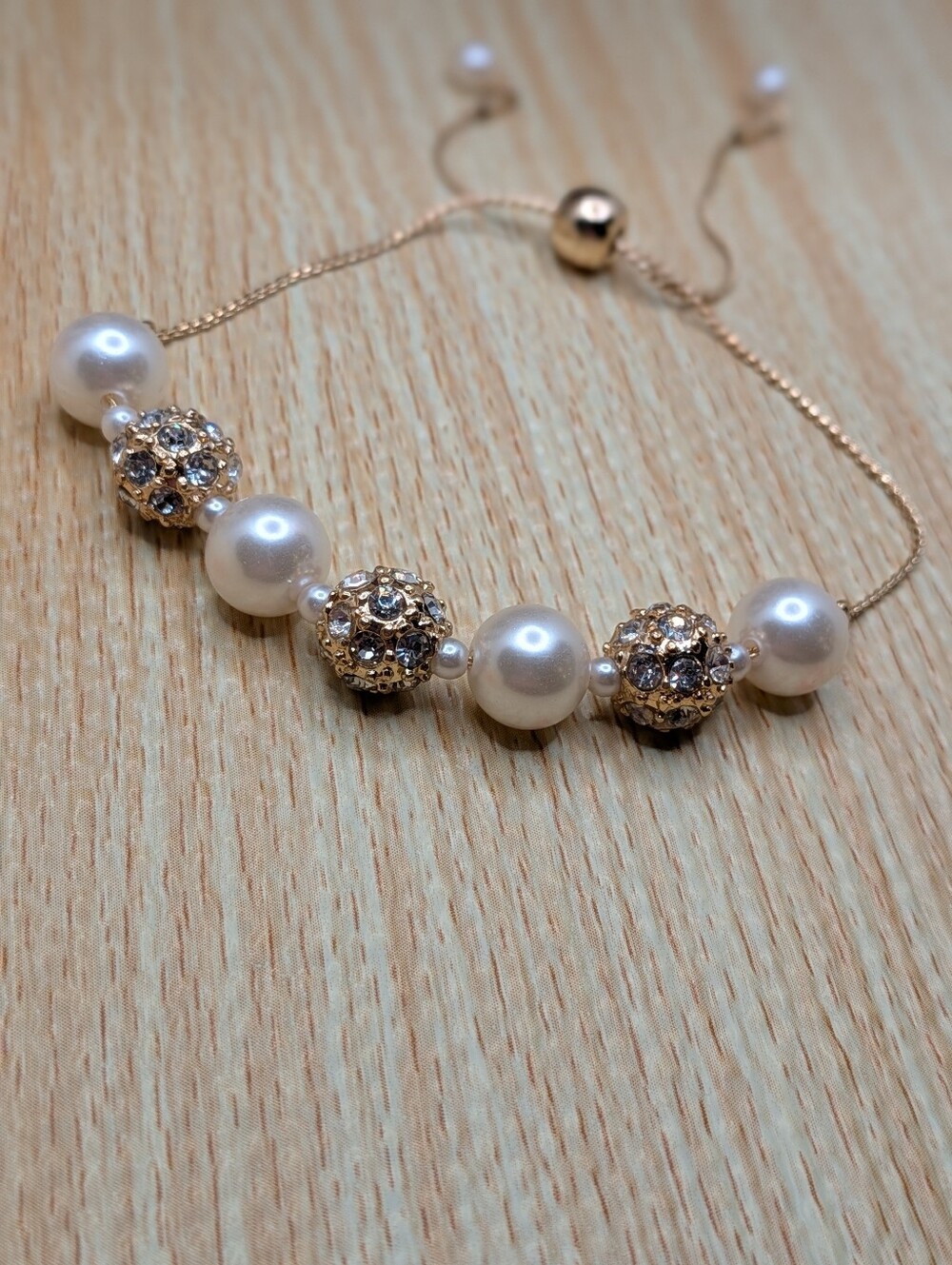 Gold Pearl Bracelet